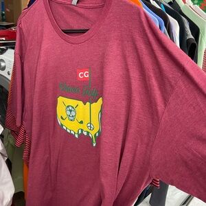 Golf Maroon T-Shirt